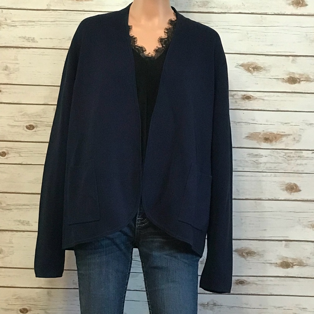 Eileen Fisher Midnight Oval Jacket 261